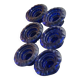Navy blue candle holders