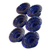 Bougeoirs bleu marine