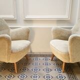 Pair of chairs 50s organic design vintage