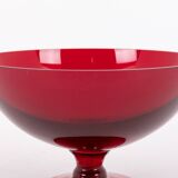 Vintage glass bowl from Monica Bratt for Reijmyre Glasbruk, Sweden 1950’s