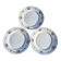 vintage French flat plates vf Paris Pommettes
