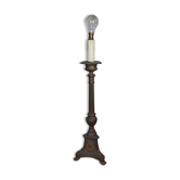 Antique brass lamp base