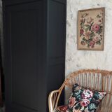 Matte black Paris wardrobe