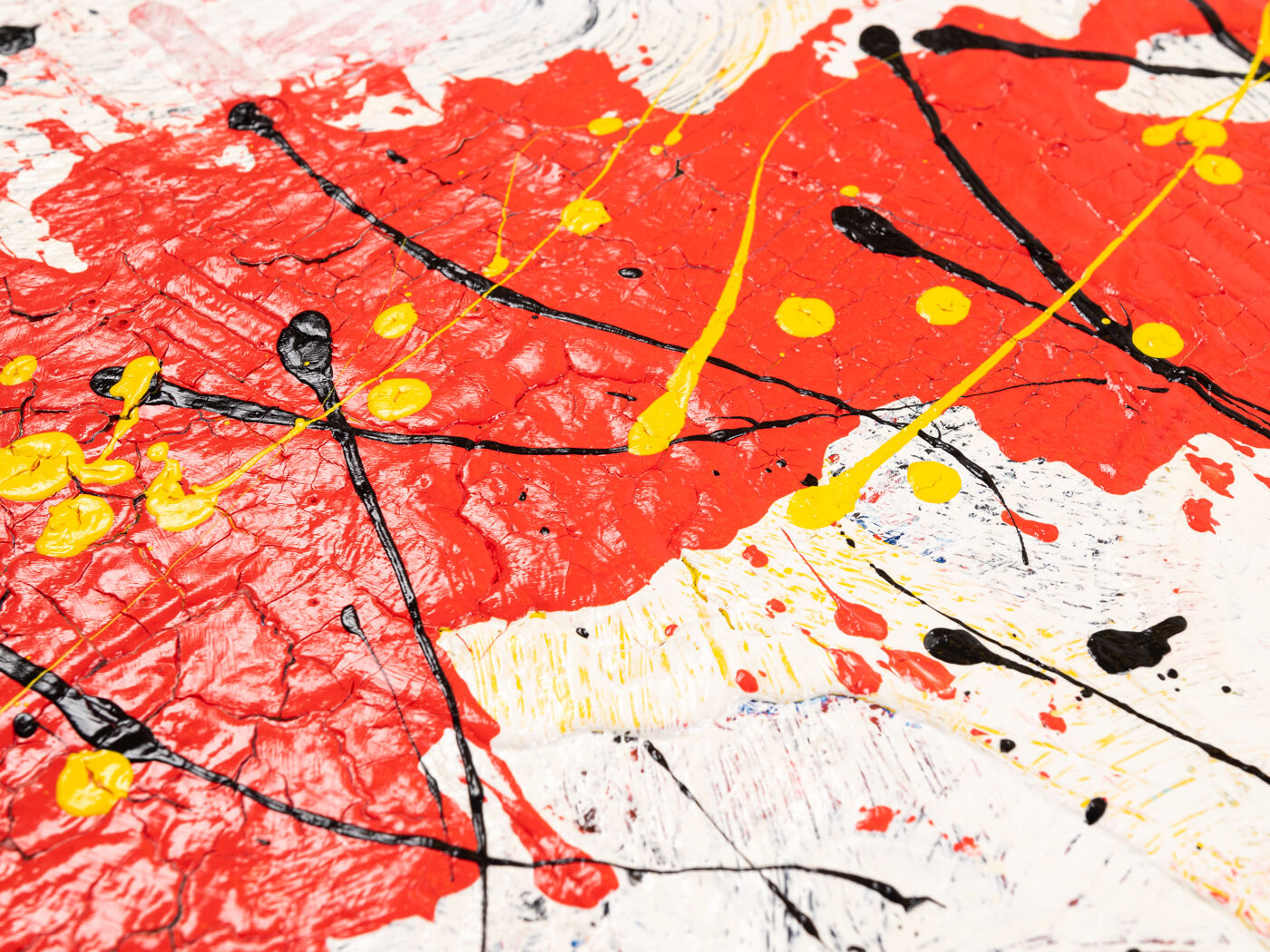 Abstract Composition I, Oil/Acrylic on Canvas, 82 x 103 cm