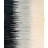 Scandinavian Style Minimalist Hand Woven Flat Weave Wool Rug
