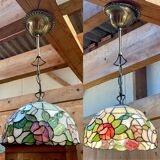 Tiffany-style glass pendant light