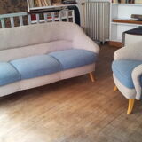 Sofa Danish 50s with his wheelchair