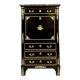 Secretary in black lacquered wood and gilded bronze