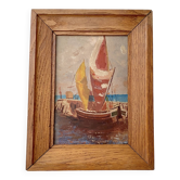 Framed marine oil