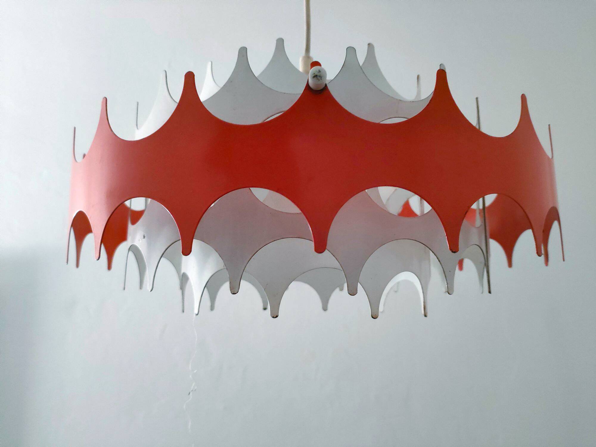 Vintage Pendant Lamp • Doria Leuchten • Space Age • 1960