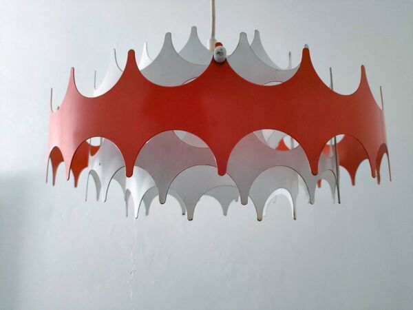 Suspension Vintage • Doria Leuchten • Space Age • 1960