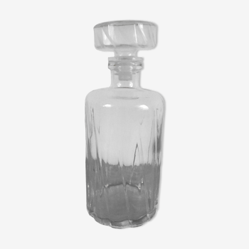 Cylindrical whisky decanter