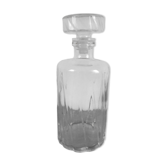 Cylindrical whisky decanter