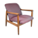 Original restored armchair GFM-64, designer E.Homa, 1960s, Teak