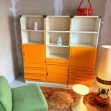 Set of 3 "Space Age" Storage Columns - 1970 Design