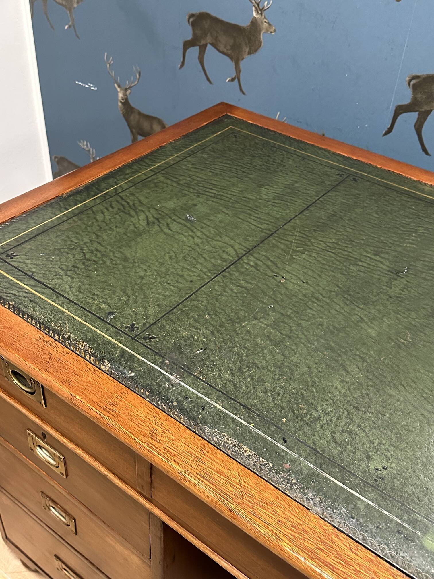 antique campaign desk