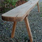 19th century oak farm bench