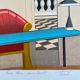 Large Interior Litography of a Villa