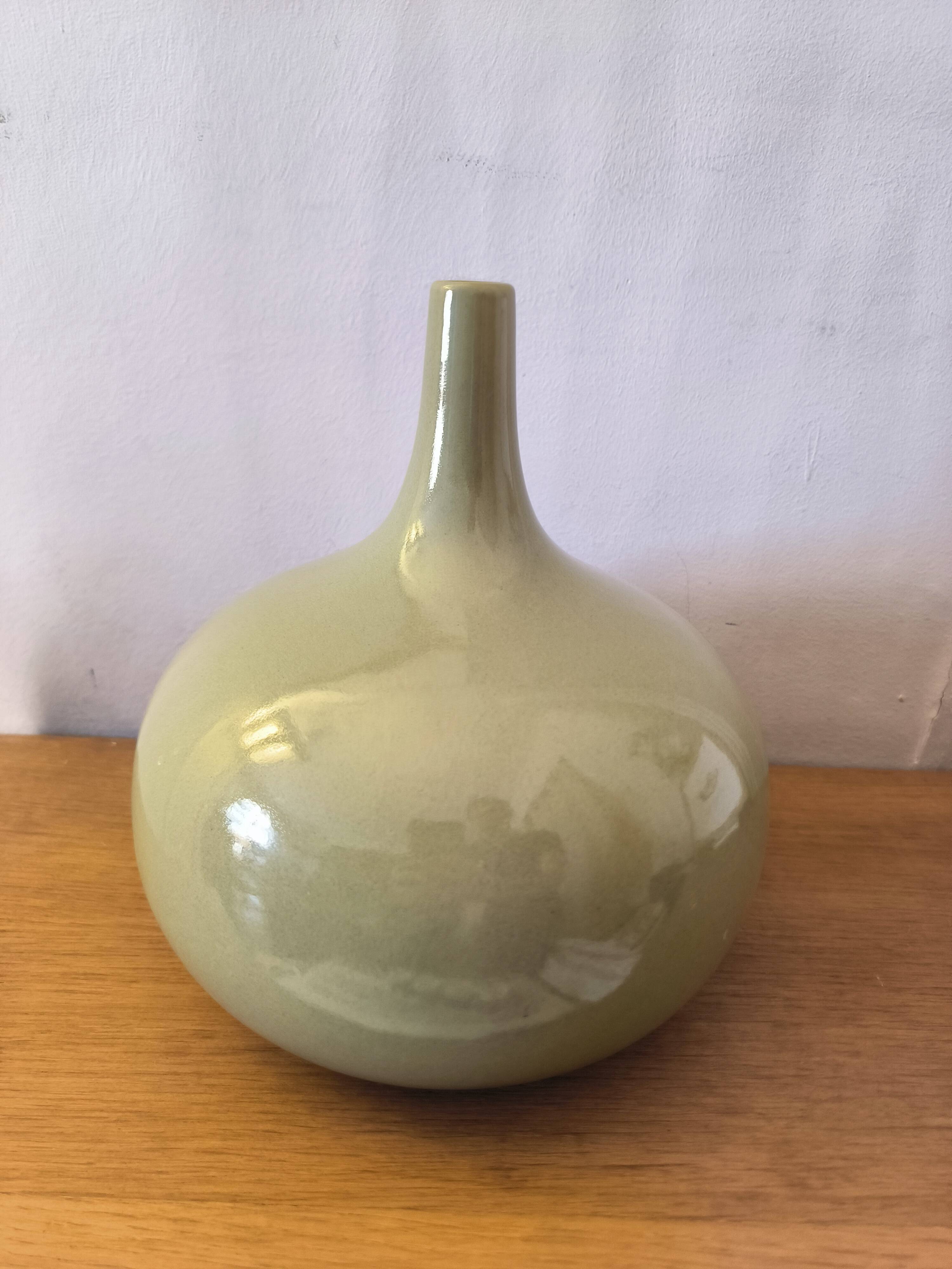 Round ceramic vase LES HERITIERS FRANCE - Creation Aimé Cécile