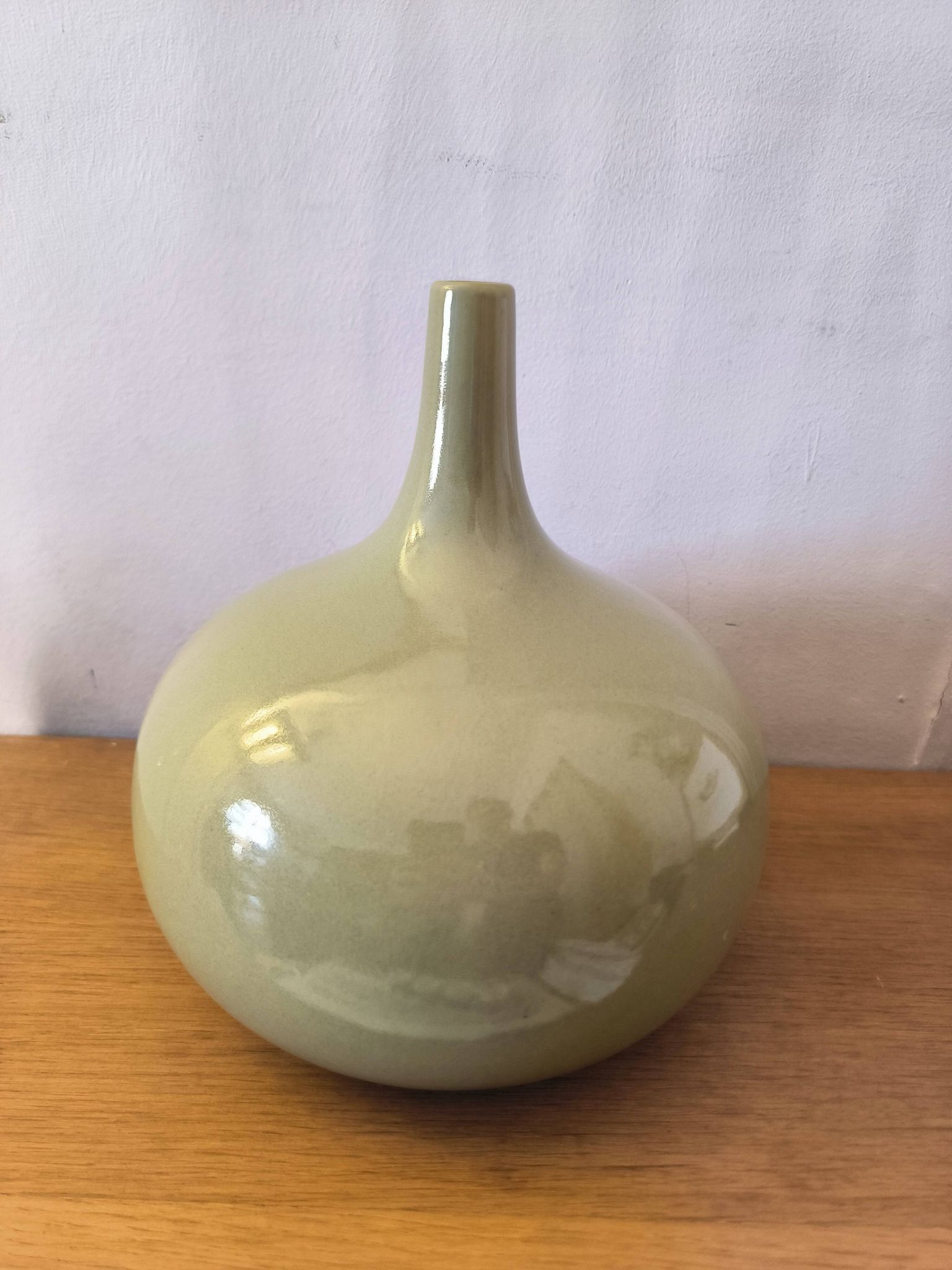 Round ceramic vase LES HERITIERS FRANCE - Creation Aimé Cécile