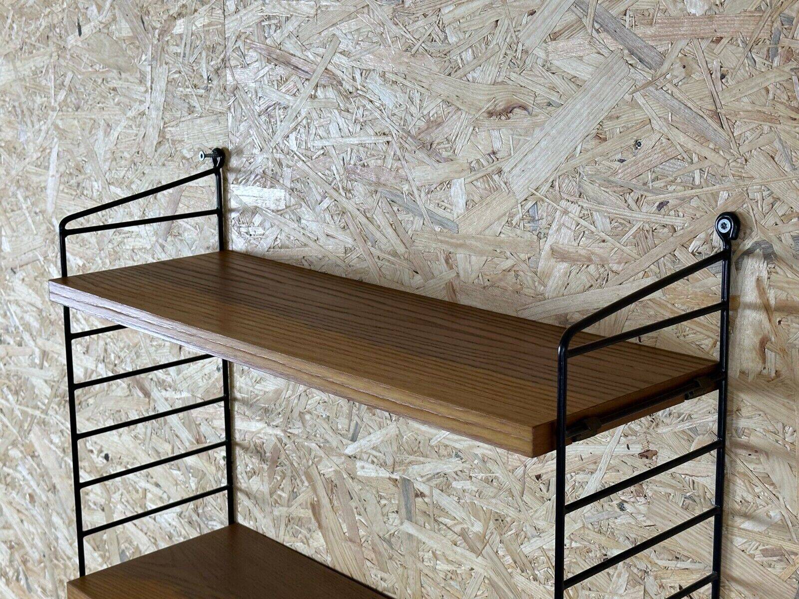 60s-70s Oak String Shelf Module by Kajsa & Nils “Nisse” Strinning Sweden
