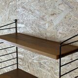 60s-70s Oak String Shelf Module by Kajsa & Nils “Nisse” Strinning Sweden