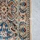 Vintage hand-knotted rug in virgin wool and silk, 1960s.