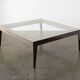 Bespoke shagreen and brass coffee table