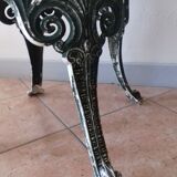 3 jardin chaises in aluminiun cast iron