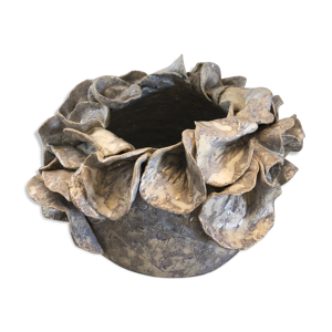 vase sculpture en céramique