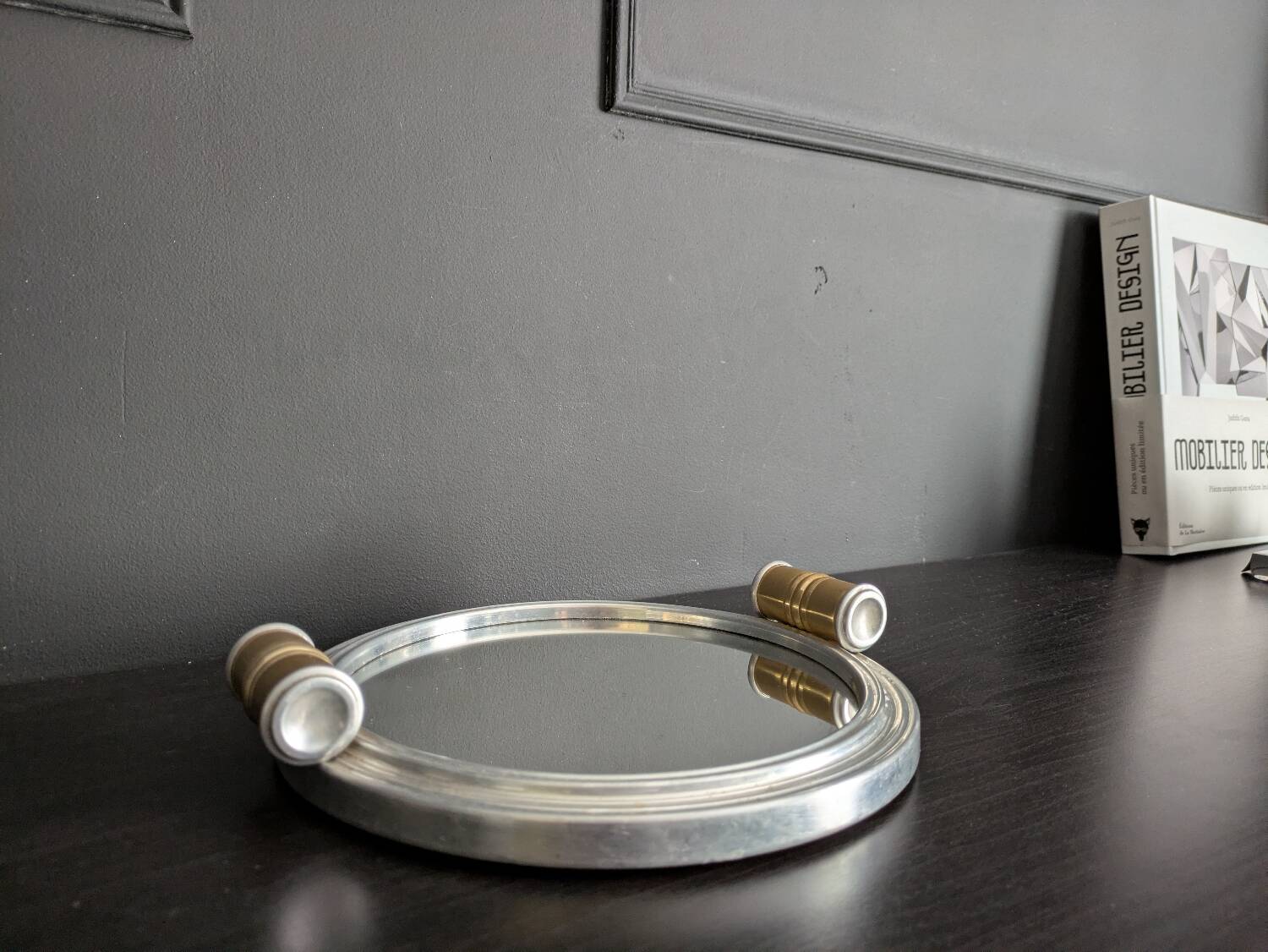 Art Deco mirrored tray