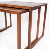 Nesting table in teak of Danish design from the 1960s