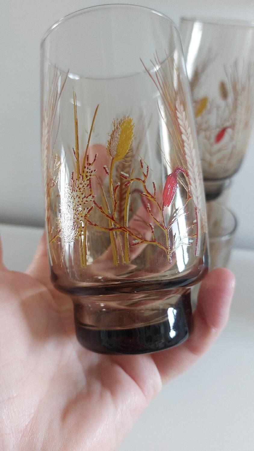 Series of 6 Tivoli glasses