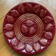 Fruit bowl - Saint Clément burgundy and gold dish