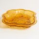 Vintage decorative plate yellow mid-century, Italy, 1960s
