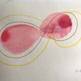 Jean PIAUBERT, Untitled, c. 1960. Original drawing signed in pencil.