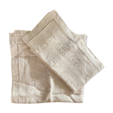 Pair of embroidered pillowcases