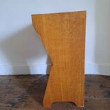 Wooden bedside 1970 minimalist