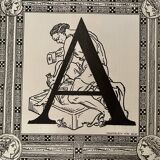 Lithograph letter A - 1930
