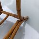 Rattan side table, magazine rack or record rack. Vintage 60s.