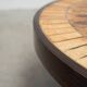 Round coffee table by Roger Capron