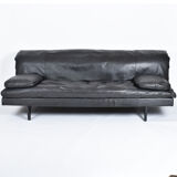 De Sede DS 169 convertible leather sofa, E. Ambühler, 1960