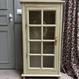 Small patinated display cabinet