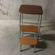 Tabouret marche-pied en formica années 70