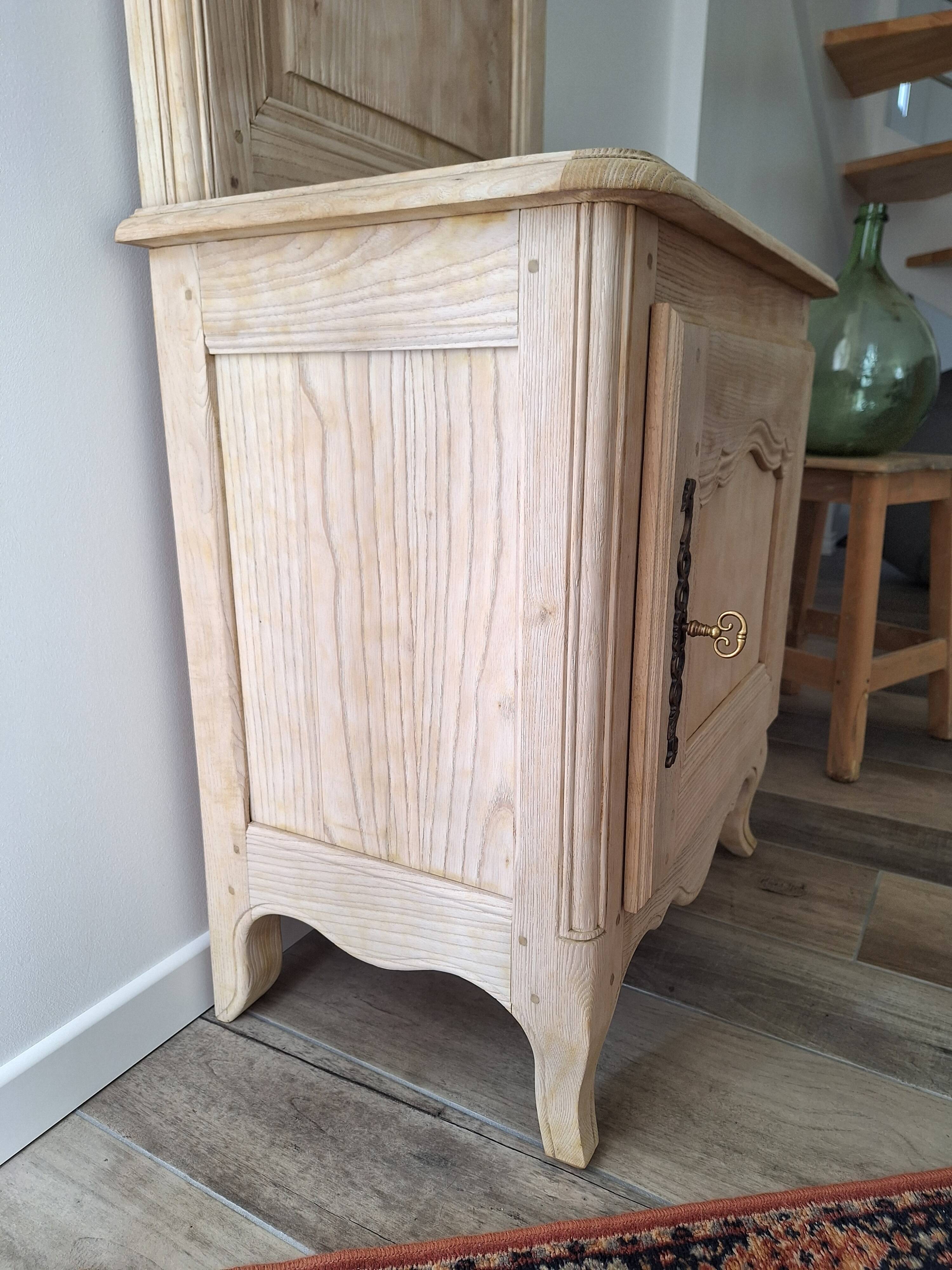 Restored antique oak entrance wardrobe