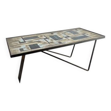 1950s coffee table ceramic Pirot