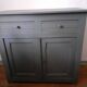Buffet parisien gris fonce