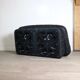 Vintage sofa by De Pas D’Urbino & Lomazzi in black leather for Dall’Oca, 19
