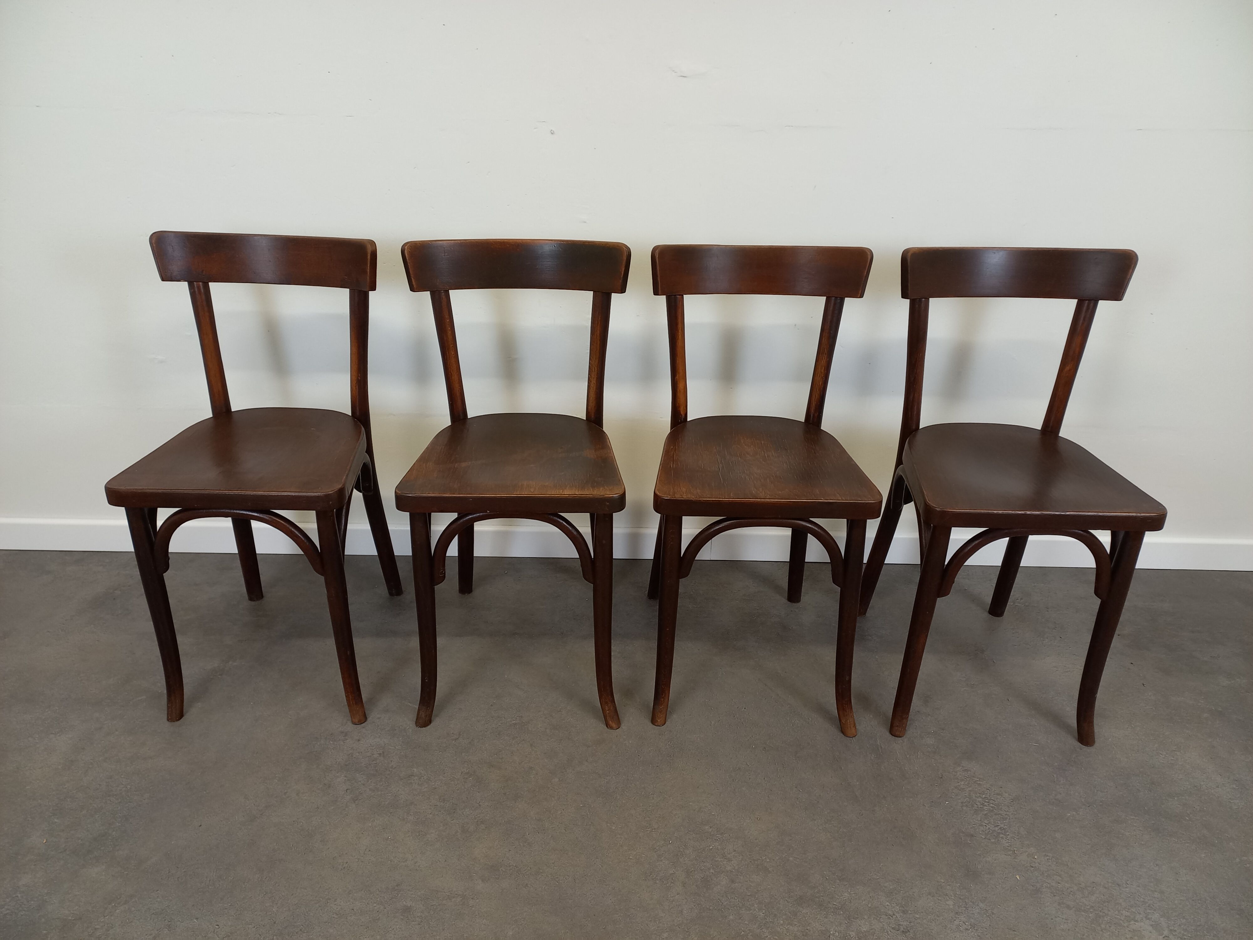 Vintage bistro chairs lot of 4