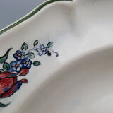 Série de 5 assiettes creuses Villeroy et Boch décor Mettlach fleurs